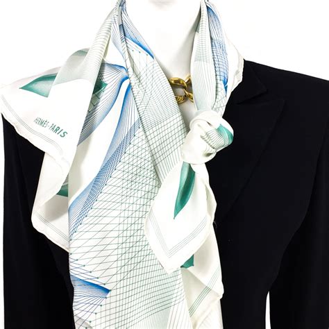 hermes h en fil scarf|Hermes silk scarf.